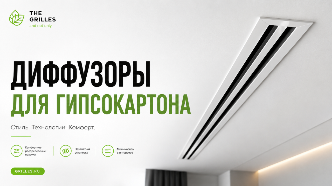 Диффузоры для гипсокартона